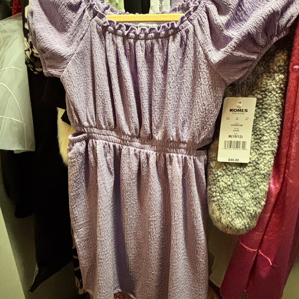 Kohl's Lilac Smocked Dress